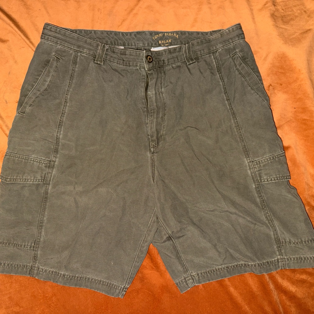 Tommy Bahama Gray Cargo Shorts for Men